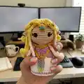 Zelda Amigurumi Pattern step 3 - details and accessories