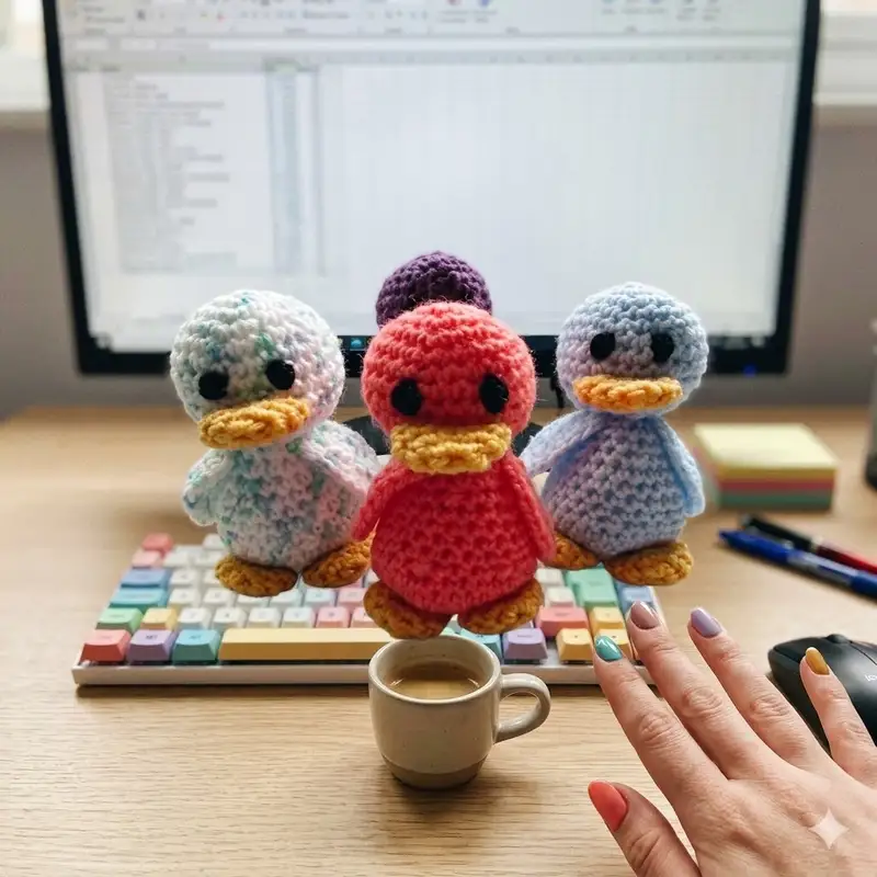 Complimentary Beginner Friendly crochet pattern: Dave The Duck Amigurumi Pattern - Simple to follow guide