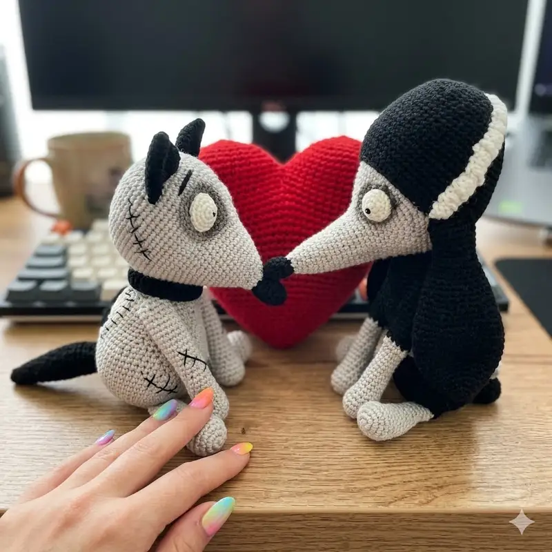 Complimentary Intermediate crochet pattern: Sparky and Persephone Amigurumi Pattern - Simple to follow guide