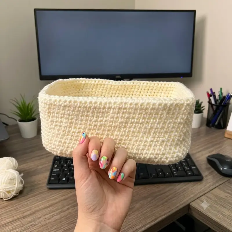 Complimentary Beginner Friendly crochet pattern: Basic Crochet Basket Pattern - Simple to follow guide