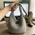 Grindstone Tote Bag Pattern step 1 - construction progress