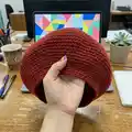 Cinnamon Beret Pattern step 4 - final assembly and finishing