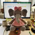 Little Elephant Amigurumi Pattern step 3 - details and accessories