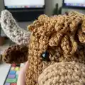 Mungo Highland Cow Amigurumi Pattern step 3 - details and accessories