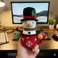 The Snowman Mug Amigurumi Pattern step 4 - final assembly and finishing