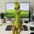 The Twelve Days of Christmas: Grinch Inspired Pattern Amigurumi Pattern step 1 - construction progress
