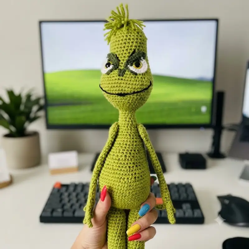 Complimentary Intermediate crochet pattern: The Twelve Days of Christmas: Grinch Inspired Pattern Amigurumi Pattern - Simple to follow guide