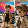 Tommy The Fisher Amigurumi Pattern step 3 - details and accessories