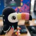 Toucan Amigurumi Pattern step 3 - details and accessories